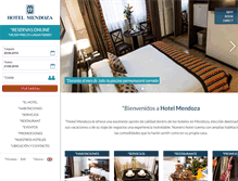 Tablet Screenshot of hotelmendoza.com